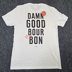 Jim Beam Bourbon Whiskey White T-Shirt Size Medium